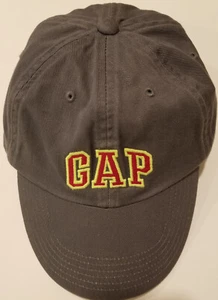 Boy’s GAP Gray with Red Logo 100% Cotton Baseball Hat Size L - Picture 1 of 6