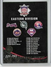 1994 Leaf #330 checklist 221-293