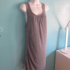 Skin & Threads Women Size 2 Bodycon Blue Stripe Cotton Tank Dress Spring Summer