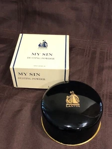 Vintage NOS Lanvin My Sin Dusting Powder 9.0 Oz. with Box Unused  - Picture 1 of 9