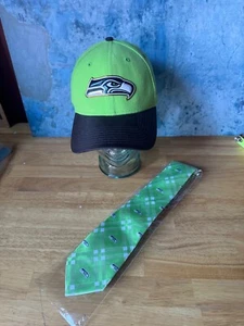 39thirty new era NFL Seahawks Hat and Tie NFL Licensed - Picture 1 of 11