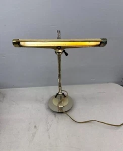 MCM verstellbare floreszierende Harfe Klavier/Schreibtischlampe (1950er) Cannon Products Inc. - Bild 1 von 6
