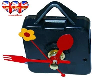 Quartz Spoon & Fork Clock Movement Mechanism(One, Pack 2, Pack 5, Pack 10) - Image 1 of 4