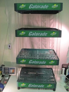 Vintage GATORADE 47" Display Shelves Rack Drink Advertising - Picture 1 of 17
