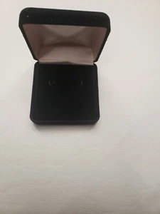 Menge 12 Schwarz Samt Schmuck Ohrring Geschenk Verpackung Boxen Ohrring Box - Bild 1 von 6