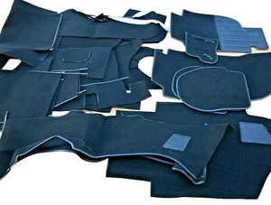 Porsche 964  89-94 C2 C4 Turbo Stock Replacement Black Plush Interior Carpet Set - Foto 1 di 5