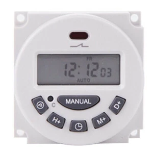 Digitale LCD Zeitschaltuhr DC/AC 12V 16A Timer Programmierbar Schalter Zeit Gut~ - Bild 1 von 20