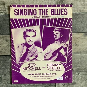 Singing The Blues By Melvin Endsley Piano Vocal Sheet Music - Picture 1 of 3