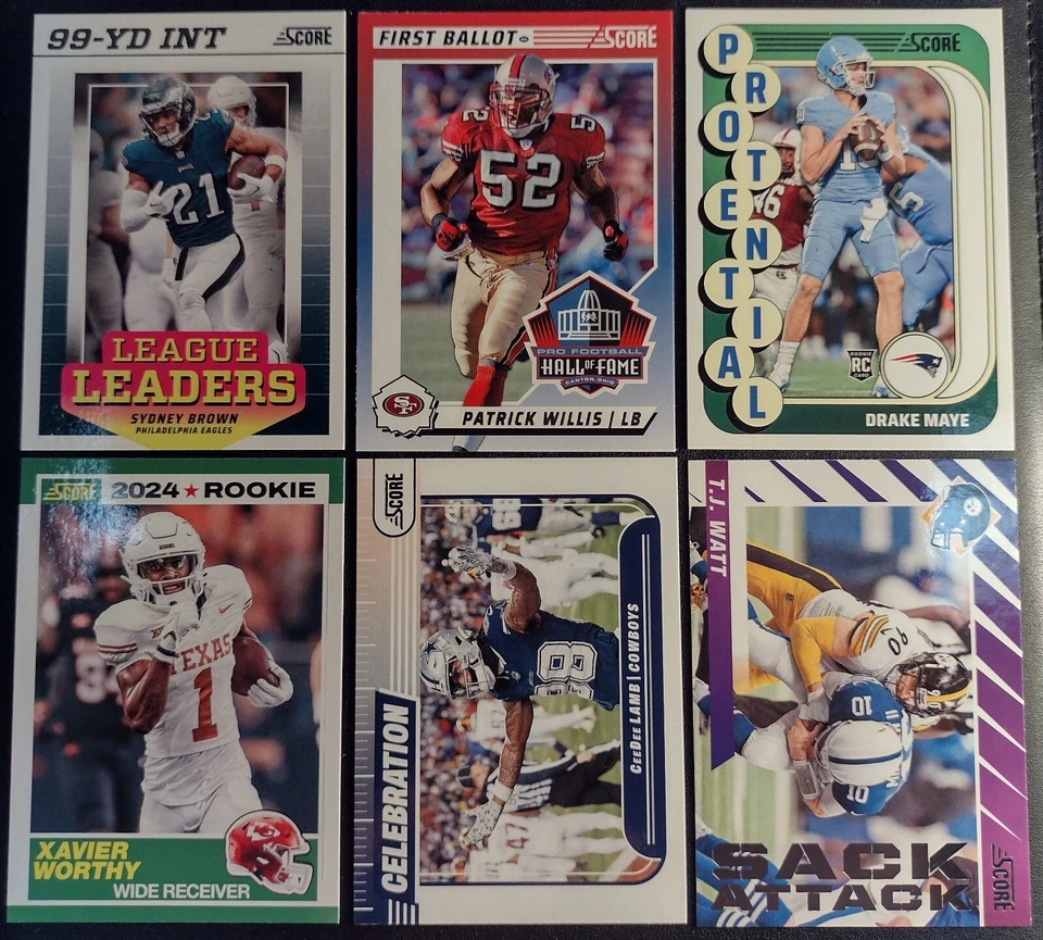 2024 Score Football Inserts - You Pick (Free shipping when buy 2+) - Image 1 of 1