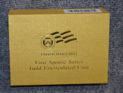*Empty Box* For 2007-W Martha Washington First Spouse Gold UNC 10$ Coin & COA  - Image 1 of 2