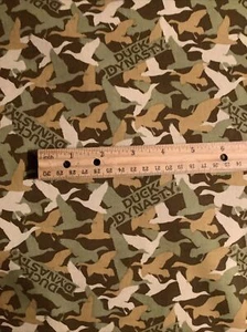 Duck Dynasty Camouflage Cotton Fabric Brothers Of The Beard BTY - Picture 1 of 2