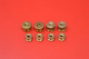 1001-TN ANTIQUE SPARK PLUG & MAGNETO THUMB NUTS HARLEY JD - Picture 1 of 4