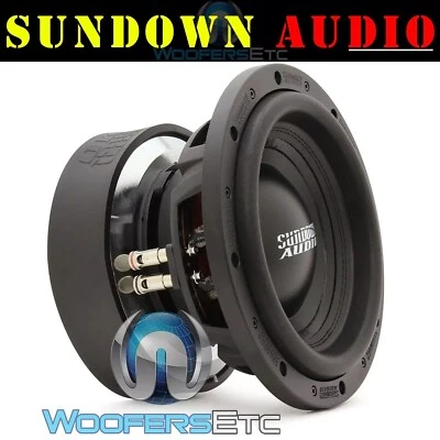 SUNDOWN AUDIO U-10 D4 10" SUB 1500W RMS DUAL 4-OHM SUBWOOFER BASS SPEAKER NEW - Image 1 of 4