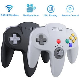 Wireless Video Game Controllers With Receiver For Nintendo Switch 64 Console PC - Afbeelding 1 van 31