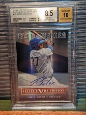 2014 Panini Elite Extra Edition Jorge Soler Autograph /19 BGS 8.5 10 Auto