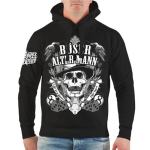 Herren Kapuzenpullover Böser alter Mann Geburtstag Oldschool Rockn Roll alte alt - Bild 1 von 5