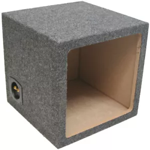 Car Audio Single 10" Sealed Square Sub Box Enclosure fits Kicker L7 Subwoofer - Picture 1 of 3