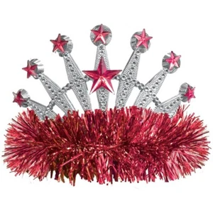 Tiara Silver/Red Plastic - Picture 1 of 1