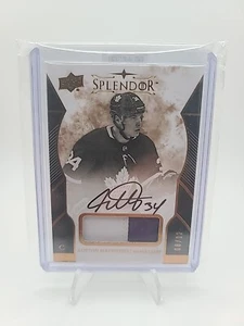 2017-18 Upper Deck Splendor Black & White Copper Auston Matthews PATCH AUTO /12 - Picture 1 of 6