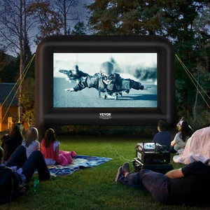 VEVOR Écran de Projection Gonflable 14 pieds 1 Souffleur Cinéma en Plein Air - Afbeelding 1 van 12