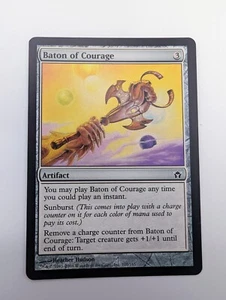 Magic the Gathering BATON OF COURAGE Fifth Dawn MTG - Picture 1 of 2