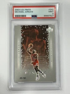 2003 Upper Deck Finite - Michael Jordan #342 PSA 9 - Picture 1 of 2