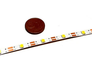 LED Streifen - LED Stripes warmweiß 5mm breit LED einzeln trennbar (15,85/m) - Bild 1 von 2