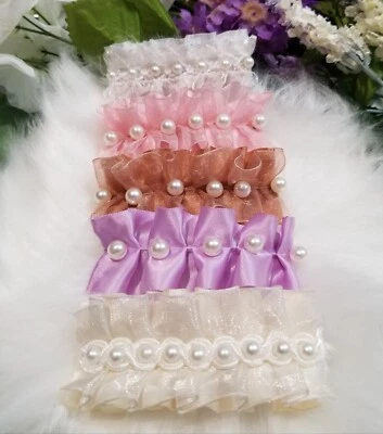 5 PIEZAS Pinzas de pasadores de pelo francés cinta de perlas grandes para mujer cabello grueso Foto 1 de 4