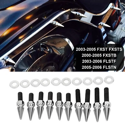 Rear Fender Strut Bolts For Harley Softail Standard FXST 03-05 Night Train 00-05 Foto 1 de 4