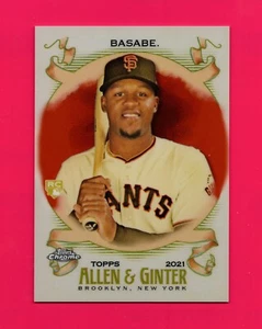 2021 Topps Allen & Ginter Chrome Orange Refractor #238 Luis Basabe RC 23/25 - Picture 1 of 2