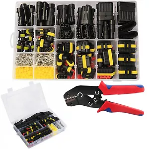 708Pcs 1-6 Pin Car Automotive Waterproof Electrical Wire Connector Plug Kit Set - Picture 1 of 17