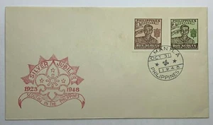 1948 MANILLA PHILIPPINES BOY SCOUTS SILVER JUBILEE COVER - Picture 1 of 4