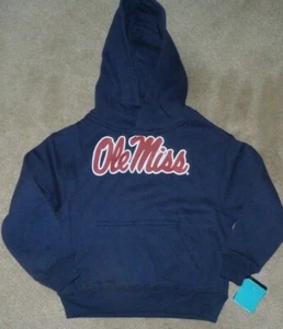 NEU NCAA Ole Miss Rebels Hoodie Kapuzenpullover S Small Kinder Jungen 4 neu mit Etikett 63AC - Bild 1 von 1