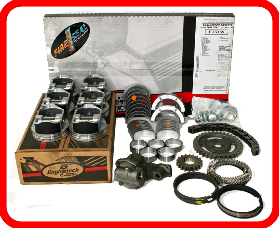 --ENGINE REBUILD KIT-- 1999-2004 Jeep 242 4.0L L6 Foto 1 de 1