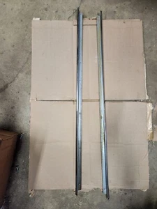 66 67 68 69 70 B-Body Mopar 2dr. FRONT Door Panel Stainless Trim Dodge Plymouth - Picture 1 of 4