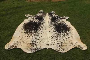 NEW 100% NATURAL COWHIDE RUGS BROWN AUSTRALIAN COWS FUR SKINS CARPET AREA M - L - Picture 1 of 3