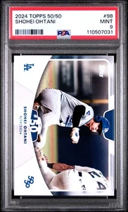 2024 TOPPS 50/50 #98 SHOHEI OHTANI PSA 9 - Picture 1 of 2