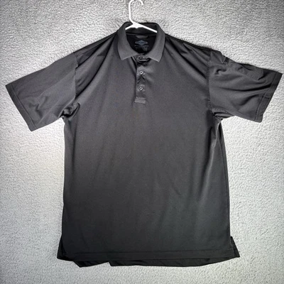 Camisa polo de golf Tru-Spec para hombre talla XL negra lisa manga corta Foto 1 de 4