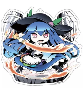 Hina Kagiyama Keyholder Acrylic Mascot 90mm Creators Series - Picture 1 of 1