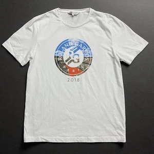 Roland Garros Paris French Open Tennis Shirt Men's White Men's Size Extra Large - Picture 1 of 7