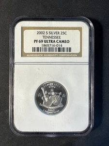 2002 S Tennessee Statehood Quarter NGC PF 69 Ultra Cameo - Picture 1 of 4