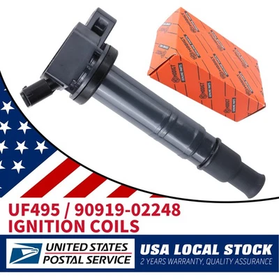 Genuine 90919-02248 UF495 Ignition Coils for 2003-2009 Toyota 4Runner 4.0L V6 - Image 1 of 4