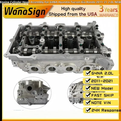 Engine Cylinder Head Assembly For G4NA Hyundai Tucson Kia Rondo 2011-2021 2.0L - Image 1 of 4