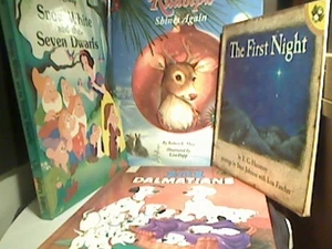 Walt Disney Classic Hardcover Books, 101 Dalmat plus Rudolph and The First Night - Picture 1 of 6