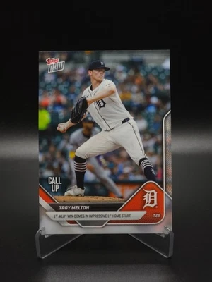 1st WIN! Troy Melton 2025 Topps Now Detroit Tigers Pre-RC Call-Up #477 IN HAND! - Image 1 of 4