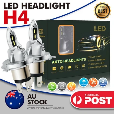 2x MODIGT H4 LED Headlight Globe For Suzuki Baleno Hatchback 1998 1999 2000 - image 1 of 4