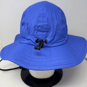 L.L. Bean Blue Nylon Sun Shade Hat Unisex XXL - Picture 1 of 6