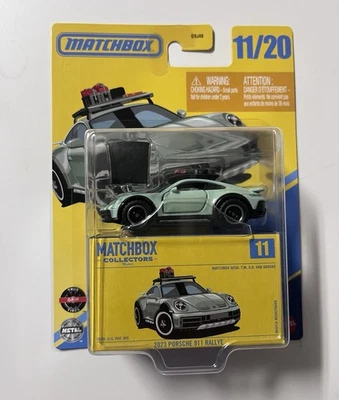 2025 Matchbox Collectors 2023 Porsche 911 Rallye Green #11/20 - Image 1 of 3