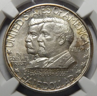 1937 NGC MS67 ANTIETAM HALF DOLLAR SILVER COMMEMORATIVE - Image 1 of 4