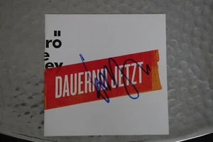 Herbert Grönemeyer - Dauernd jetzt CD Album signed / autograph / signiert - Bild 1 von 2